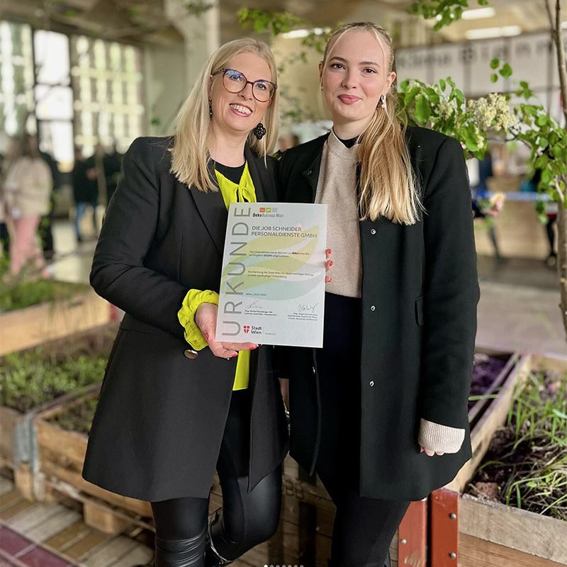 Auszeichnung durch OekoBusiness Wien