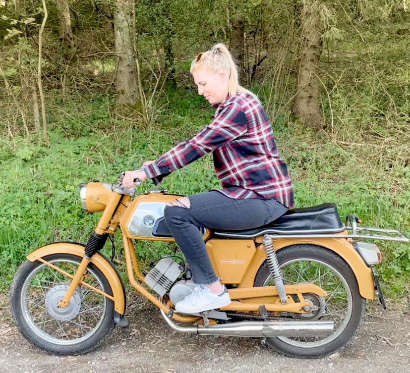 Heidi Blaschek ueber mich persoenlich Motorrad
